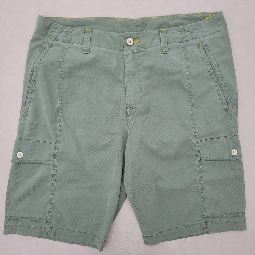 Tommy Bahama Relax Mens Cargo Shorts Olive Green Size 36 Hiking